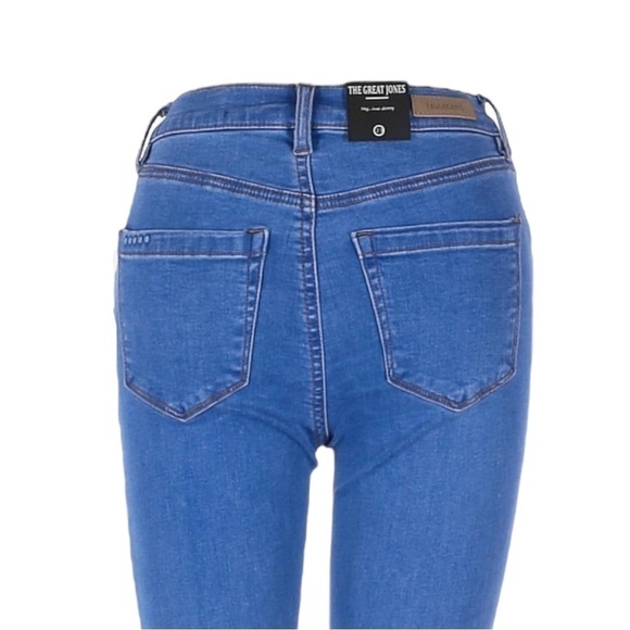 Blank NYC Great Jones High Rise Crop Skinny Jeans 28 Heaven Sent Blue Wash NWT - Picture 4 of 10